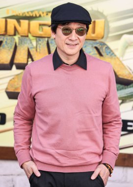 Ke Huy Quan, 3 Mart 2024 'te Amerika Birleşik Devletleri' nin Kaliforniya eyaletinin Los Angeles şehrinde düzenlenen AMC 'deki Dreamworks Animasyon ve Universal Pictures' Kung Fu Panda 4 'ün dünya prömiyerine geldi.. 
