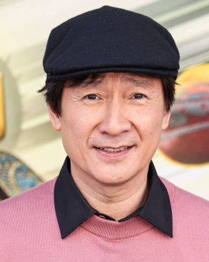 Ke Huy Quan, 3 Mart 2024 'te Amerika Birleşik Devletleri' nin Kaliforniya eyaletinin Los Angeles şehrinde düzenlenen AMC 'deki Dreamworks Animasyon ve Universal Pictures' Kung Fu Panda 4 'ün dünya prömiyerine geldi.. 