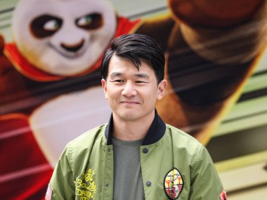 Ronny Chieng arrives at the World Premiere Of DreamWorks Animation And Universal Pictures' 'Kung Fu Panda 4' held at AMC The Grove 14 on March 3, 2024 in Los Angeles, California, United States.  clipart