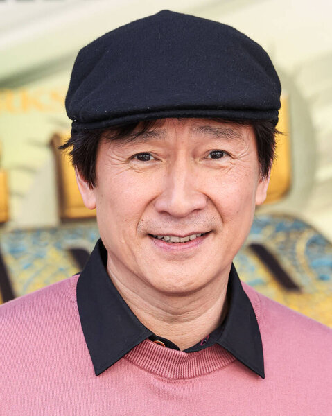 Ke Huy Quan arrives at the World Premiere Of DreamWorks Animation And Universal Pictures' 'Kung Fu Panda 4' held at AMC The Grove 14 on March 3, 2024 in Los Angeles, California, United States. 