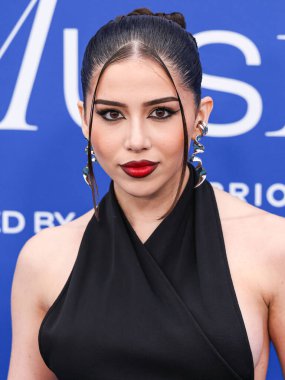 Amanda Diaz, 6 Mart 2024 'te Inglewood, Los Angeles, Kaliforniya, ABD' deki SoFi Stadyumu 'ndaki YouTube Tiyatrosu' nda düzenlenen 2024 Billboard Women in Music 'e geldi..