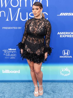 Dinah Jane arrives at the 2024 Billboard Women In Music held at the YouTube Theater at SoFi Stadium on March 6, 2024 in Inglewood, Los Angeles, California, United States.  clipart