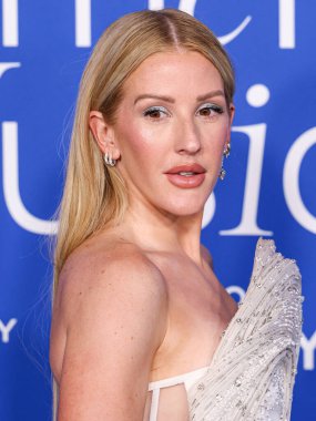 Ellie Goulding wearing Gaurav Gupta arrives at the 2024 Billboard Women In Music held at the YouTube Theater at SoFi Stadium on March 6, 2024 in Inglewood, Los Angeles, California, United States. clipart