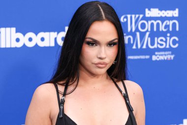 Maggie Lindemann arrives at the 2024 Billboard Women In Music held at the YouTube Theater at SoFi Stadium on March 6, 2024 in Inglewood, Los Angeles, California, United States.