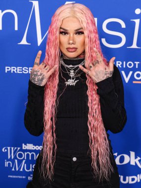 Snow Tha Product arrives at the 2024 Billboard Women In Music held at the YouTube Theater at SoFi Stadium on March 6, 2024 in Inglewood, Los Angeles, California, United States.