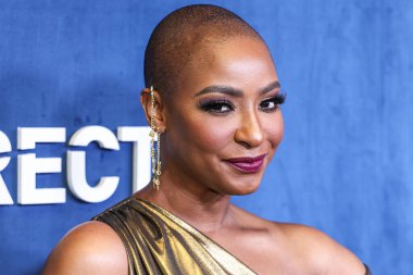 Guerdy Abraira, 10 Mart 2024 tarihinde Spago Beverly Hills 'de düzenlenen Rob Lowe' un ev sahipliğini yaptığı DIRECTV Streaming with The Stars Oscar Viewing Party 2024 'e geldi..