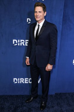 Rob Lowe, 10 Mart 2024 'te Spago Beverly Hills' te düzenlenen Rob Lowe 'un ev sahipliğini yaptığı Oscar İzleme Partisi 2024' teki DIRECTV Streaming with The Stars 'a ulaştı.. 