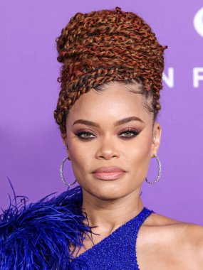 Andra Günü, 16 Mart 2024 'te ABD' nin Kaliforniya eyaletinin Los Angeles kentindeki Shrine Konser Salonu 'nda düzenlenen 55. NAACP Resim Ödülleri' ne geliyor..