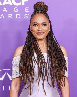 Ava DuVernay arrives at the 55th Annual NAACP Image Awards held at the Shrine Auditorium and Expo Hall on March 16, 2024 in Los Angeles, California, United States.  clipart