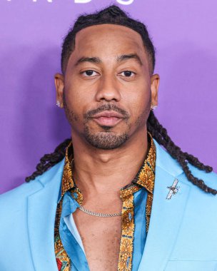 Brandon T. Jackson arrives at the 55th Annual NAACP Image Awards held at the Shrine Auditorium and Expo Hall on March 16, 2024 in Los Angeles, California, United States. clipart
