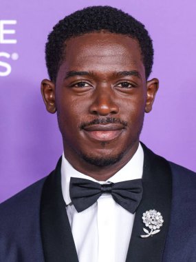 Damson Idris, 16 Mart 2024 'te ABD' nin Kaliforniya eyaletinin Los Angeles kentindeki Shrine Konser Salonu 'nda düzenlenen 55..