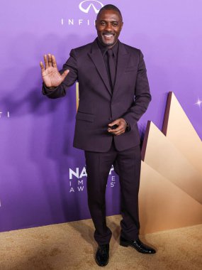 Idris Elba, 16 Mart 2024 'te ABD' nin Kaliforniya eyaletinin Los Angeles kentindeki Shrine Auditorium ve Expo Hall 'da düzenlenen 55..