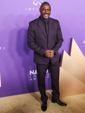 Idris Elba, 16 Mart 2024 'te ABD' nin Kaliforniya eyaletinin Los Angeles kentindeki Shrine Auditorium ve Expo Hall 'da düzenlenen 55..