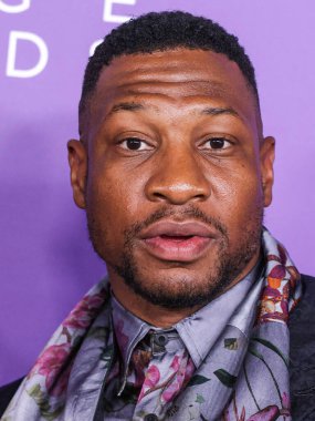 Jonathan Majors, 16 Mart 2024 'te ABD' nin Kaliforniya eyaletinin Los Angeles kentindeki Shrine Oditoryumu ve Fuar Salonu 'nda düzenlenen 55..