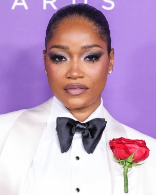 Dolce ve Gabbana 'yı giyen Keke Palmer, 16 Mart 2024' te ABD 'nin Kaliforniya eyaletinin Los Angeles kentindeki Shrine Auditorium ve Expo Hall' da düzenlenen 55..