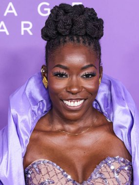 Monique Rodriguez, 16 Mart 2024 'te ABD' nin Kaliforniya eyaletinin Los Angeles kentindeki Shrine Auditorium ve Expo Hall 'da düzenlenen 55..