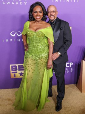 Sheryl Lee Ralph ve kocası Vincent Hughes, 16 Mart 2024 'te ABD' nin Kaliforniya eyaletinin Los Angeles kentindeki Shrine Konser Salonu ve Fuar Salonu 'nda düzenlenen 55..