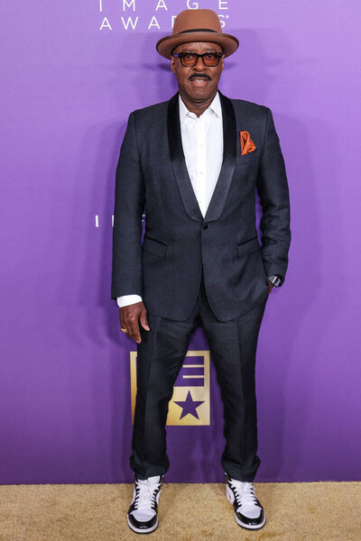 Courtney B. Vance arrives at the 55th Annual NAACP Image Awards held at the Shrine Auditorium and Expo Hall on March 16, 2024 in Los Angeles, California, United States.