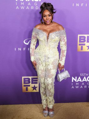 Vivica A. Fox, 16 Mart 2024 'te ABD' nin Kaliforniya eyaletinin Los Angeles kentindeki Shrine Oditoryumu ve Fuar Salonu 'nda düzenlenen 55..