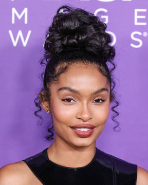 Yara Shahidi arrives at the 55th Annual NAACP Image Awards held at the Shrine Auditorium and Expo Hall on March 16, 2024 in Los Angeles, California, United States. clipart