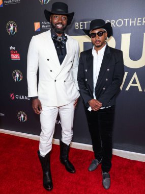 Elliott Cooper ve Greg Mathis Jr., 30 Mart 2024 'te Beverly Hilton Oteli' nde düzenlenen 10. Geleneksel Gerçek Ödülleri 'ne geldiler.. 