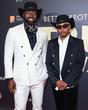 Elliott Cooper ve Greg Mathis Jr., 30 Mart 2024 'te Beverly Hilton Oteli' nde düzenlenen 10. Geleneksel Gerçek Ödülleri 'ne geldiler.. 