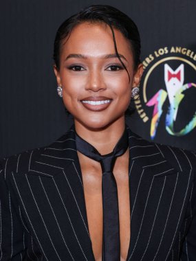 Karrueche Tran, 30 Mart 2024 'te Beverly Hilton Oteli' nde düzenlenen 10. Geleneksel Gerçek Ödülleri 'ne geliyor.. 