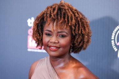 Karine Jean-Pierre, 30 Mart 2024 'te Beverly Hilton Oteli' nde düzenlenen 10. Geleneksel Gerçek Ödülleri 'ne geliyor..