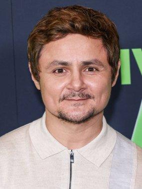 Arturo Castro arrives at the Los Angeles Special Screening Of A24's 'Civil War' held at the Academy Museum of Motion Pictures on April 2, 2024 in Los Angeles, California, United States. clipart