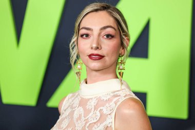 Melissa Saint-Amand, 2 Nisan 2024 'te Los Angeles, Kaliforniya, ABD' deki Akademi Sinema Müzesi 'nde düzenlenen A24 İç Savaş Özel Gösterimi' ne geldi..