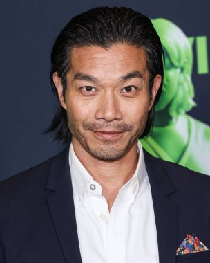 Nelson Lee, 2 Nisan 2024 'te Los Angeles, Kaliforniya, ABD' deki Akademi Sinema Müzesi 'nde düzenlenen A24 İç Savaş Özel Gösterimi' ne geldi..