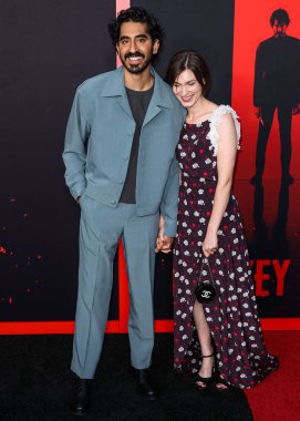 Dev Patel ve kız arkadaşı Tilda Cobham-Hervey, 3 Nisan 2024 'te Hollywood, Los Angeles, Kaliforniya, ABD' de bulunan TCL Çin Tiyatrosu IMAX 'te düzenlenen Universal Pictures' Monkey Man 'in Los Angeles galasına geldiler..