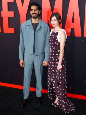 Dev Patel ve kız arkadaşı Tilda Cobham-Hervey, 3 Nisan 2024 'te Hollywood, Los Angeles, Kaliforniya, ABD' de bulunan TCL Çin Tiyatrosu IMAX 'te düzenlenen Universal Pictures' Monkey Man 'in Los Angeles galasına geldiler..