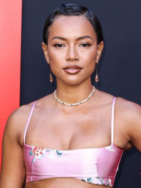 Karrueche Tran, Los Angeles Universal Pictures 'Monkey Man' in Los Angeles 'taki galasına 3 Nisan 2024' te Hollywood, Los Angeles, Kaliforniya, ABD 'deki TCL Çin Tiyatrosu IMAX' te geldi..