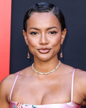 Karrueche Tran, Los Angeles Universal Pictures 'Monkey Man' in Los Angeles 'taki galasına 3 Nisan 2024' te Hollywood, Los Angeles, Kaliforniya, ABD 'deki TCL Çin Tiyatrosu IMAX' te geldi..