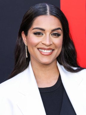 Lilly Singh, 3 Nisan 2024 'te Hollywood, Los Angeles, Kaliforniya, ABD' deki TCL Çin Tiyatrosu IMAX 'te düzenlenen Universal Pictures' Monkey Man 'in Los Angeles galasına geldi..