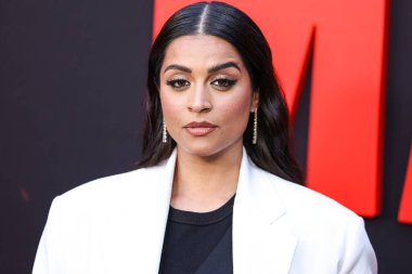 Lilly Singh, 3 Nisan 2024 'te Hollywood, Los Angeles, Kaliforniya, ABD' deki TCL Çin Tiyatrosu IMAX 'te düzenlenen Universal Pictures' Monkey Man 'in Los Angeles galasına geldi..