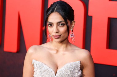 Sobhita Dhulipala, 3 Nisan 2024 'te Hollywood, Los Angeles, Kaliforniya, ABD' de bulunan TCL Çin Tiyatrosu IMAX 'te düzenlenen Evrensel Filmlerdeki Maymun Adam' ın Los Angeles galasına geldi..