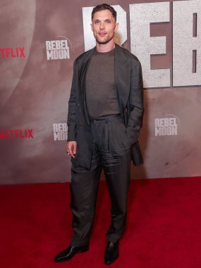 Ed Skrein Netflix 'in' Rebel Moon - Bölüm 2: The Scargiver '-' Rebel Moon: The Rebel Moon: Knockdown Center 'da 3 Nisan 2024' te gerçekleştirilen Albüm Başlatma Etkinliği. 