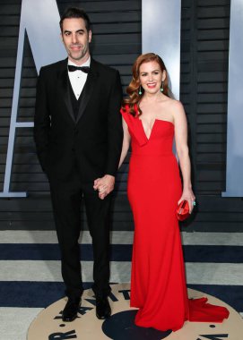 Isla Fisher Announces Divorce from Sacha Baron Cohen After 13 Years of Marriage. Fisher announced the news on Friday, April 5, 2024 in a personal message shared to her Instagram Story. BEVERLY HILLS, LOS ANGELES, CALIFORNIA, USA  clipart