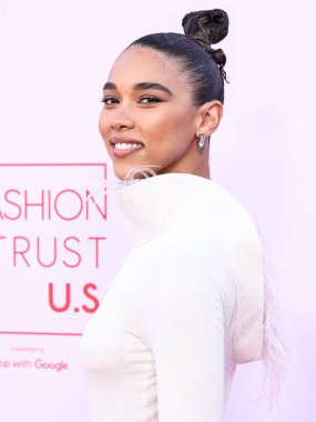 Alexandra Shipp Moda Vakfı 'na geldi. Ödül 2024, 9 Nisan 2024 'te Beverly Hills, Los Angeles, Kaliforniya, ABD' de bir özel konutta düzenlendi..