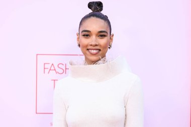 Alexandra Shipp Moda Vakfı 'na geldi. Ödül 2024, 9 Nisan 2024 'te Beverly Hills, Los Angeles, Kaliforniya, ABD' de bir özel konutta düzenlendi..