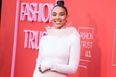 Alexandra Shipp Moda Vakfı 'na geldi. Ödül 2024, 9 Nisan 2024 'te Beverly Hills, Los Angeles, Kaliforniya, ABD' de bir özel konutta düzenlendi..