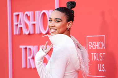 Alexandra Shipp Moda Vakfı 'na geldi. Ödül 2024, 9 Nisan 2024 'te Beverly Hills, Los Angeles, Kaliforniya, ABD' de bir özel konutta düzenlendi..