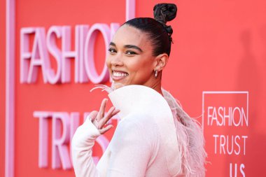 Alexandra Shipp Moda Vakfı 'na geldi. Ödül 2024, 9 Nisan 2024 'te Beverly Hills, Los Angeles, Kaliforniya, ABD' de bir özel konutta düzenlendi..