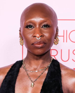 Cynthia Erivo Moda Vakfı 'na geliyor. Ödül 2024, 9 Nisan 2024 'te Beverly Hills, Los Angeles, Kaliforniya, ABD' de bir özel konutta düzenlendi..