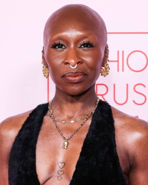 Cynthia Erivo Moda Vakfı 'na geliyor. Ödül 2024, 9 Nisan 2024 'te Beverly Hills, Los Angeles, Kaliforniya, ABD' de bir özel konutta düzenlendi..
