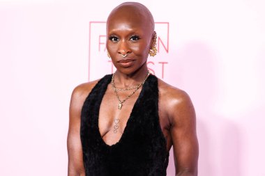 Cynthia Erivo Moda Vakfı 'na geliyor. Ödül 2024, 9 Nisan 2024 'te Beverly Hills, Los Angeles, Kaliforniya, ABD' de bir özel konutta düzenlendi..