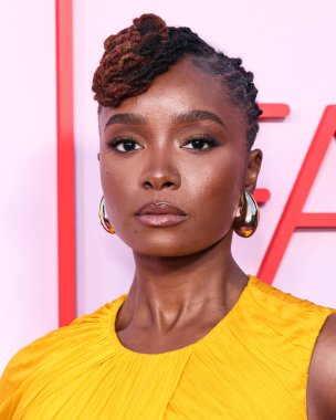 Tory Burch elbisesi giyen KKi Layne Moda Vakfı 'na geldi. Ödül 2024, 9 Nisan 2024 'te Beverly Hills, Los Angeles, Kaliforniya, ABD' de bir özel konutta düzenlendi.. 