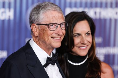 Bill Gates ve kız arkadaşı Paula Hurd, 13 Nisan 2024 'te Los Angeles, Kaliforniya, ABD' deki Akademi Sinema Müzesi 'nde düzenlenen 10.. 